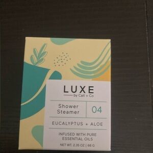 4/$25 Luxe by Cait & Co Shower Steamer with Eucalyptus and Aloe. New in box